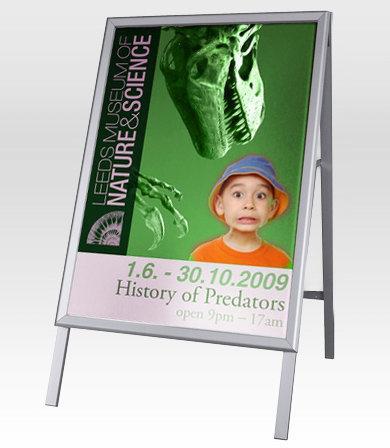 Штендер A-board односторонний